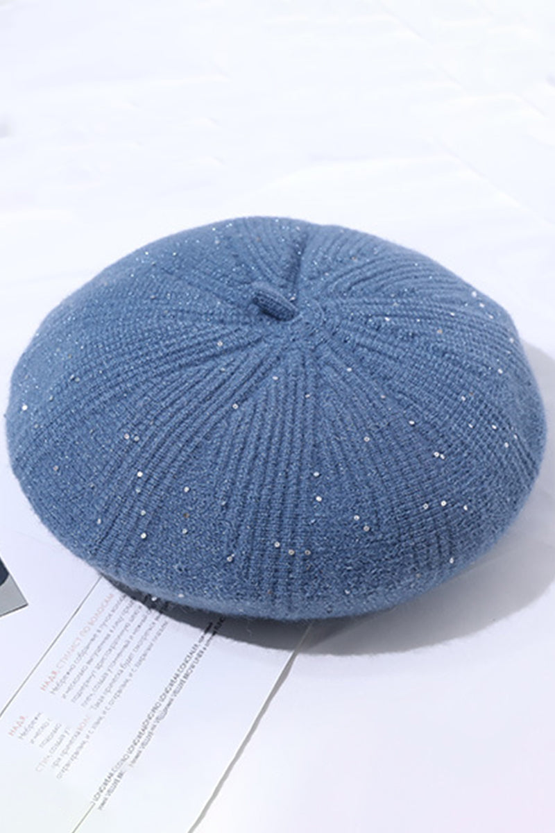 WOMEN SEQUINED BERET IN AUTUMN AND WINTER