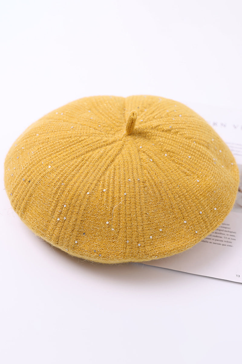 WOMEN SEQUINED BERET IN AUTUMN AND WINTER