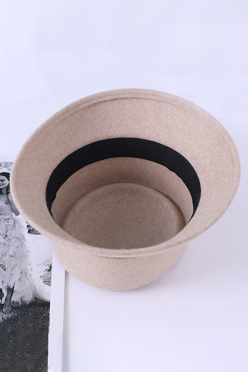 WOMEN FASHION WARM FELT HAT BUCKET HAT