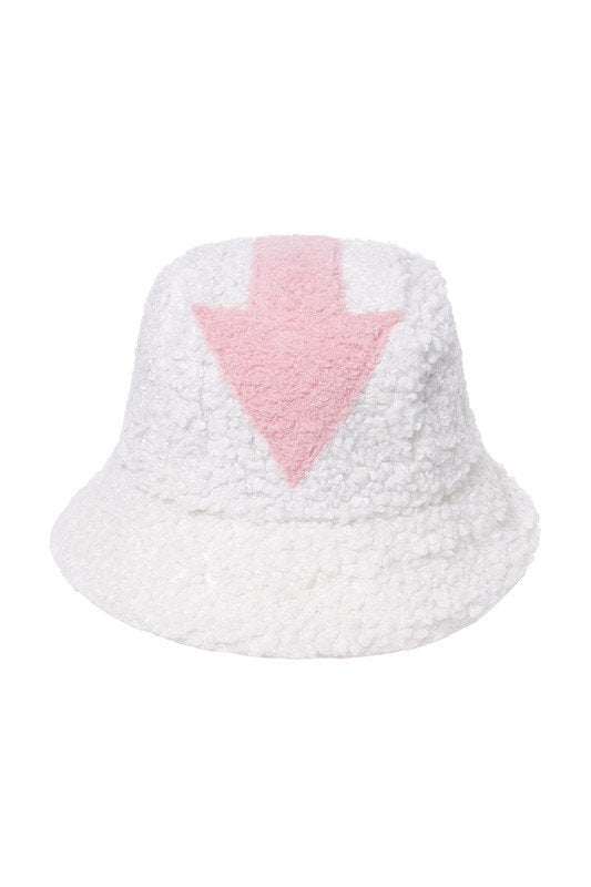 FLUFFY CURLY ARROW FISHERMEN’S HATS, BUCKET HAT