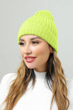SOLID TRENDY ROLLUP KNIT BEANIE