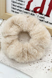 FLUFFY PLEATED SCRUNCHIE HAIR TIE