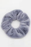 FLUFFY PLEATED SCRUNCHIE HAIR TIE