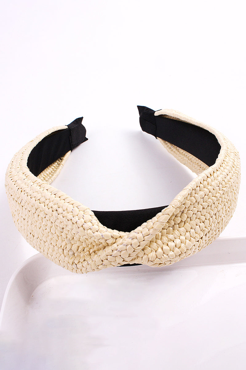KNOT DECOR BRAIDED DETAIL HEADBAND