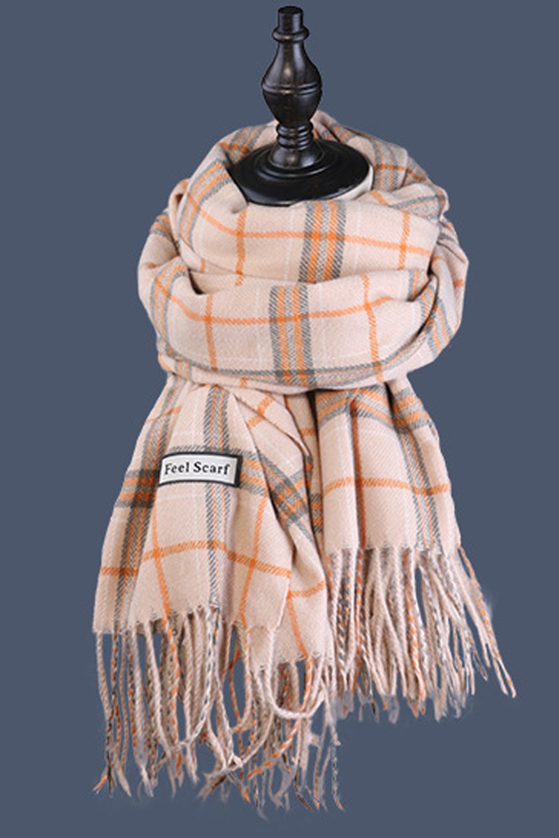 WOMEN SWEET CHECKED SIMPLE STYLE SCARF