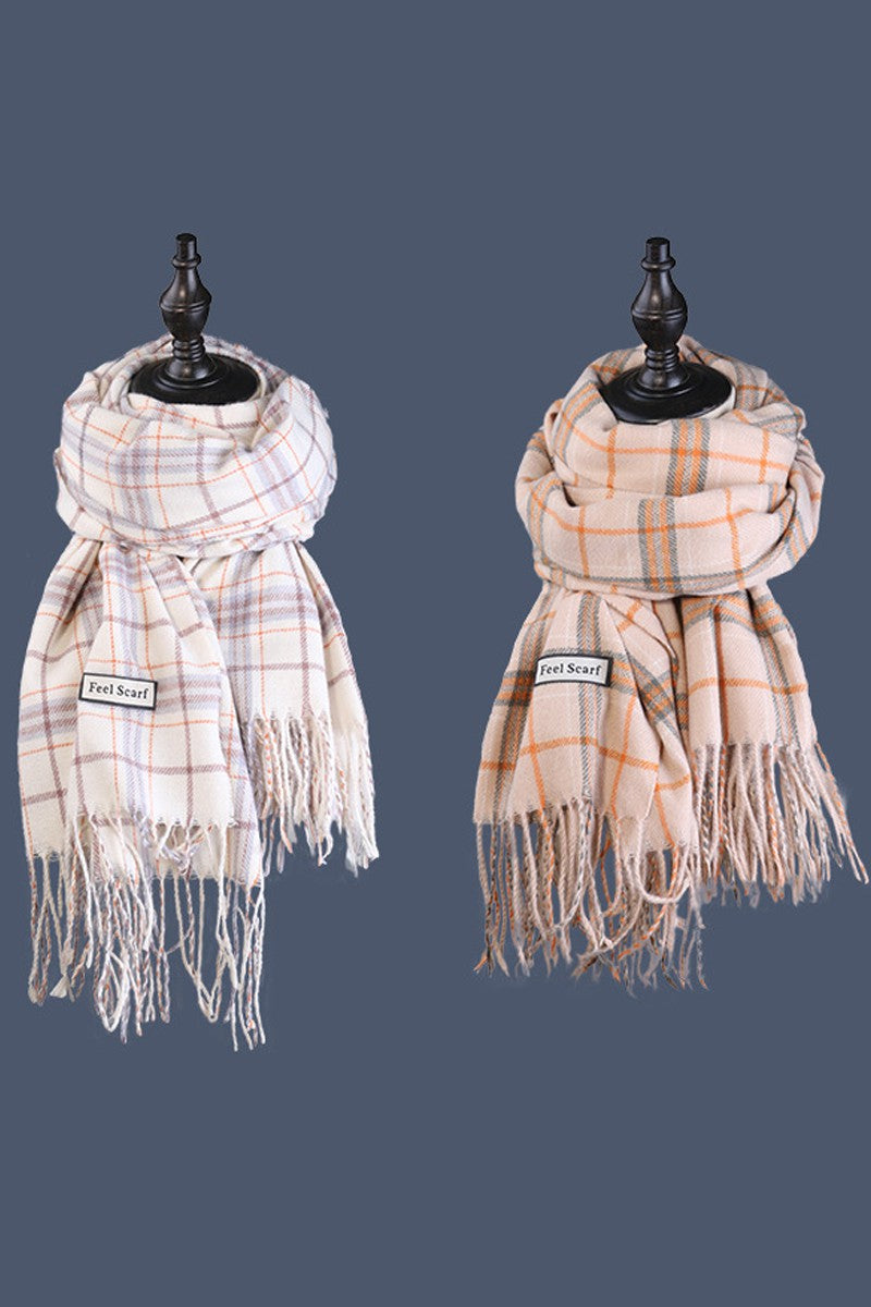 WOMEN SWEET CHECKED SIMPLE STYLE SCARF