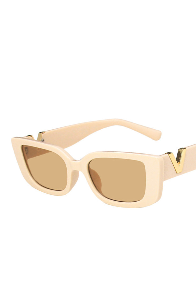 V SMALL BOX SQUARE FASHION SUNGLASSES