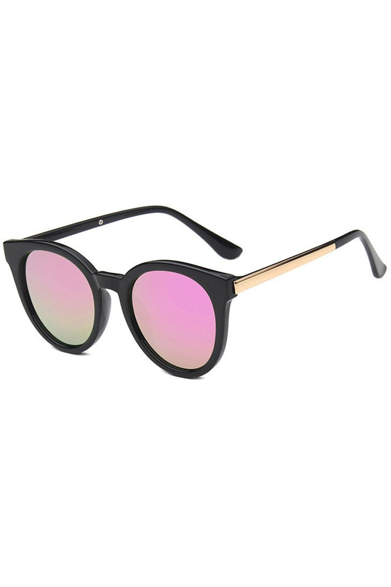 TRENDY FASHION ROUNDED SUNGLASSES