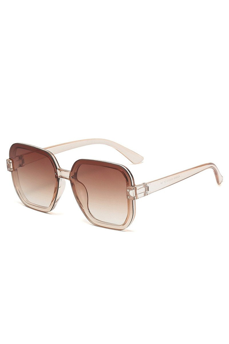 FASHION SQUARE LARGE FRAME OCEAN FILM SUNGLASSES