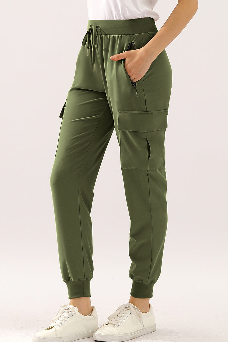 WOMEN'S CARGO JOGGERS LIGHTWEIGHT QUICK DRY HIKING PANTS ATHLETIC WORKOUT LOUNGE CASUAL OUTDOOR