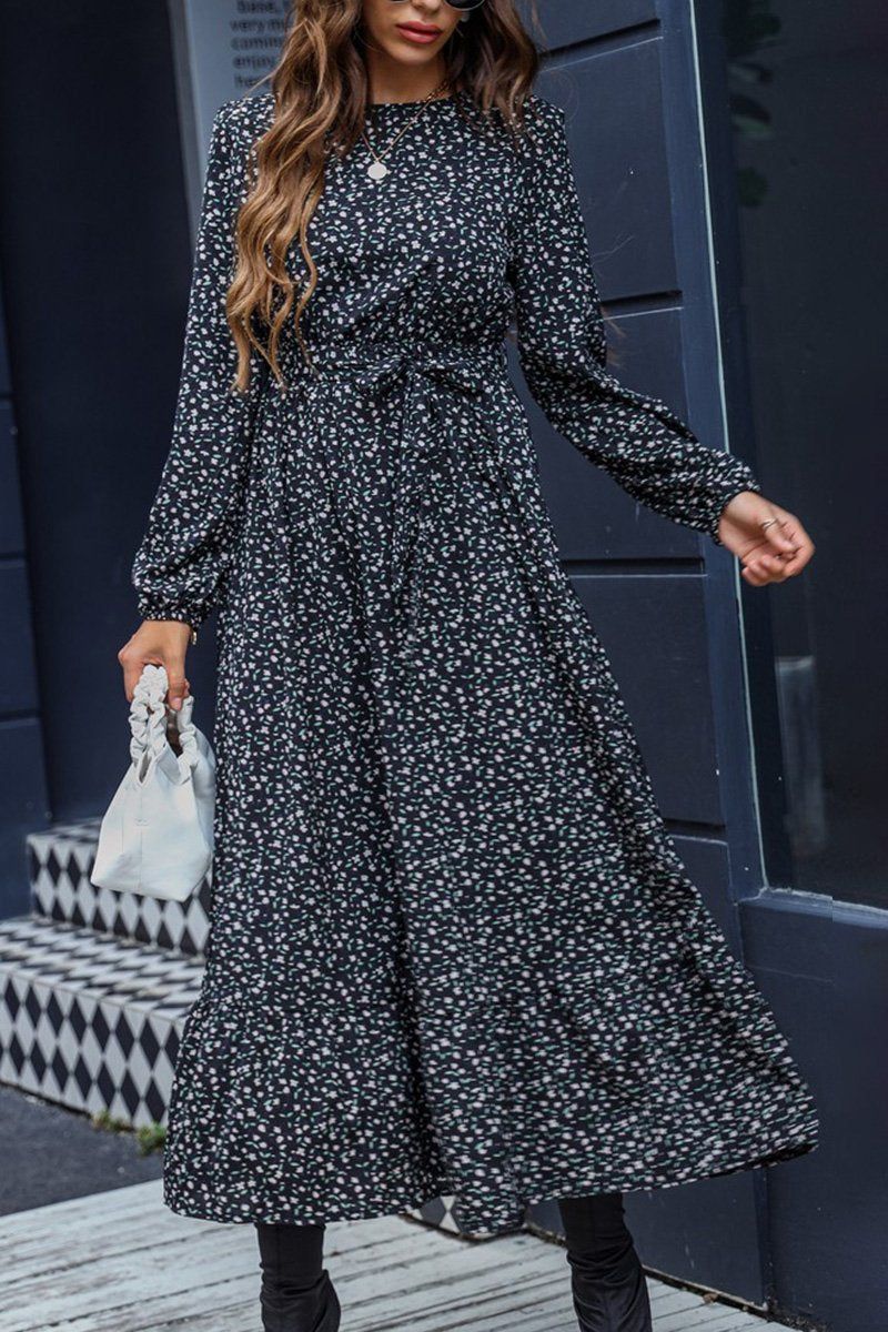 WOMEN POLKA DOT PRINTING LONG SLEEVE MAXI DRESS
100% POLYESTER
SIZE S-M-L
MADE IN CHINA