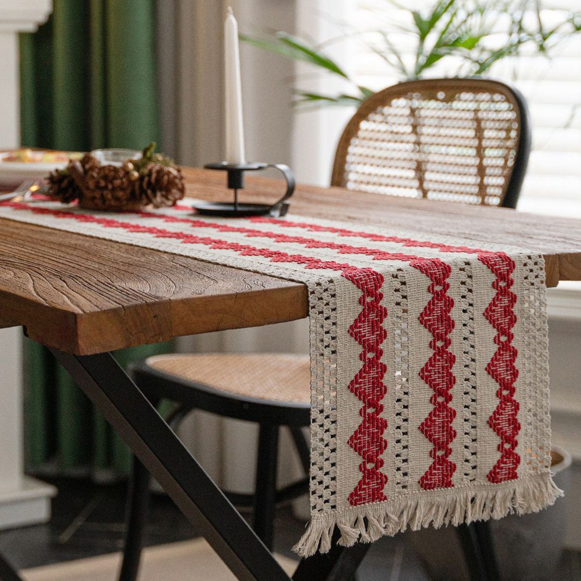 30X160 : 11.81″ * 62.99″, MULTI PATTERNED TABLE CLOTH TABLE RUNNER