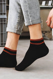 SOLID COLOR TWO BARS SOCKS