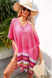 HOLLOW KNITTED SWIM POOL COVER UP - Doublju