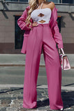WOMEN OVERSIZED LOOSE FIT SUIT BLAZER AND PANTS