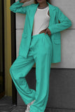WOMEN OVERSIZED LOOSE FIT BLAZER AND PANTS SET