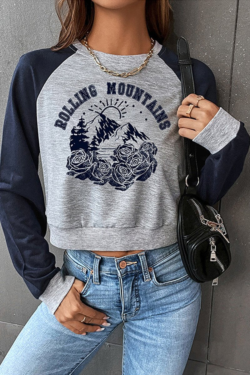 MONOGRAM PRINT WOMEN SWEATSHIRT