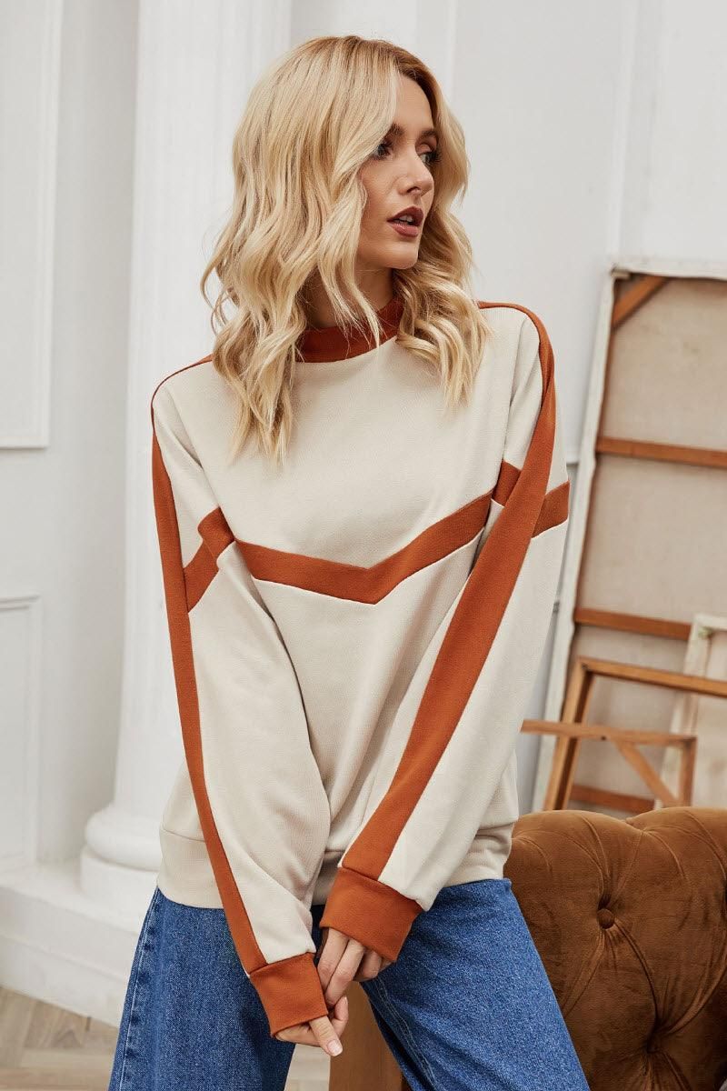 PULLOVER LOOSE TOP - Doublju