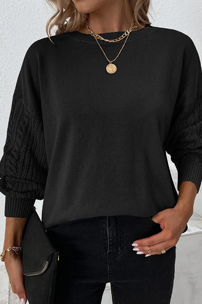 WOMENS LONGSLEEVE LOOSE FIT CASUAL TOP - Doublju