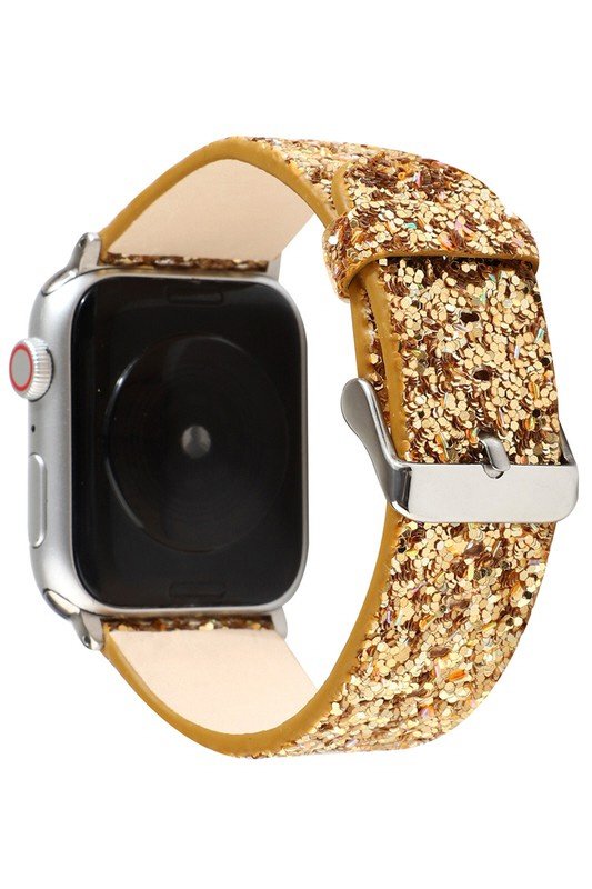 SPANGLE LEATHER BAND FOR APPLE WATCH