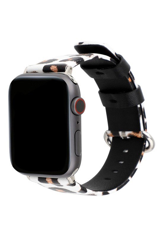 LEOPARD LEATHER BAND FOR APPLE WATCH